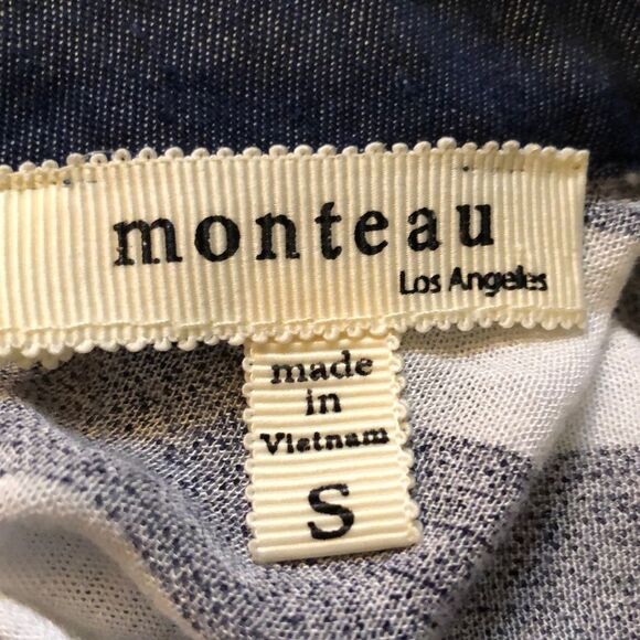 Monteau Nautical Style Striped Sleeveless Dress Small - Picture 8 of 10